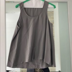 Everlane 100% silk cami S gray